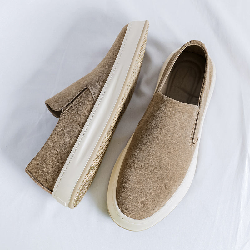 Mocasines Cómodos De Ante