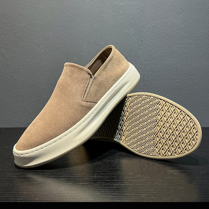 Mocasines Cómodos De Ante