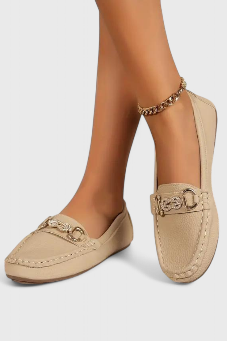 Odette Mocasines Clásicos de Cuero