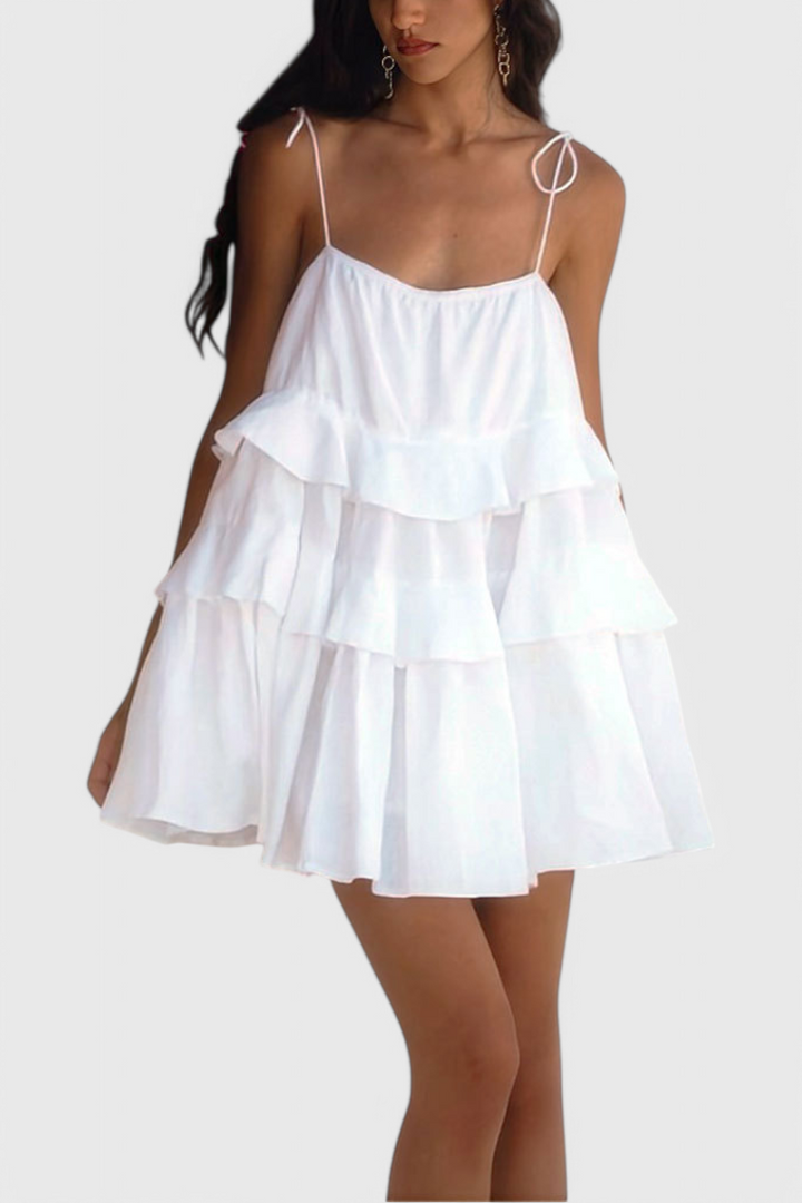 Vianey Vestido Mini Sin Espalda