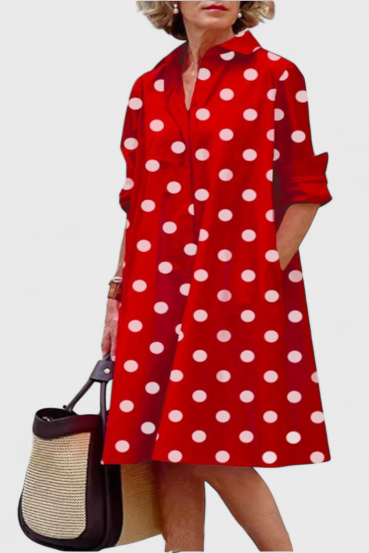 Larissa Vestido Premium con Puntos