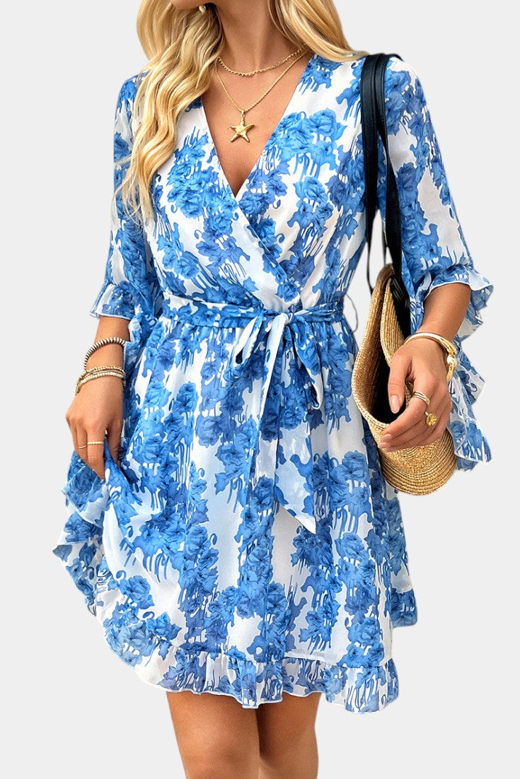 Besa Vestido Mini Floral Impreso
