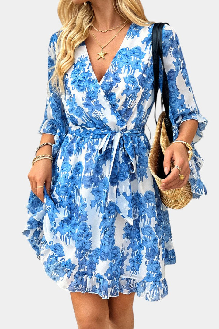 Besa Vestido Mini Floral Impreso
