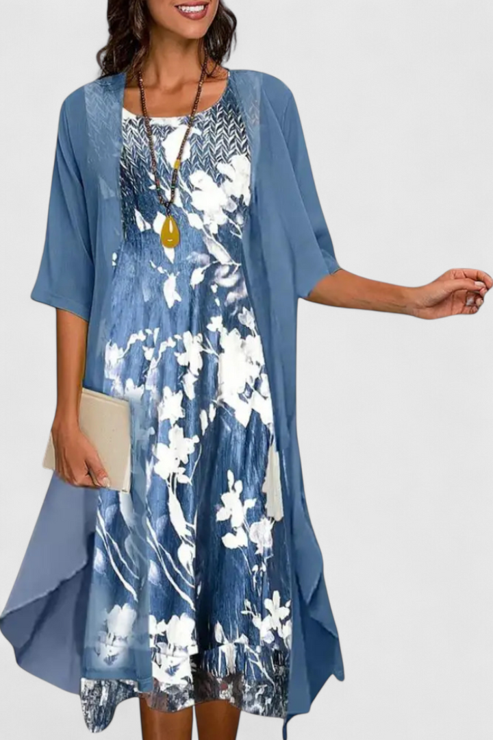 Venezia Vestido Floral Elegante