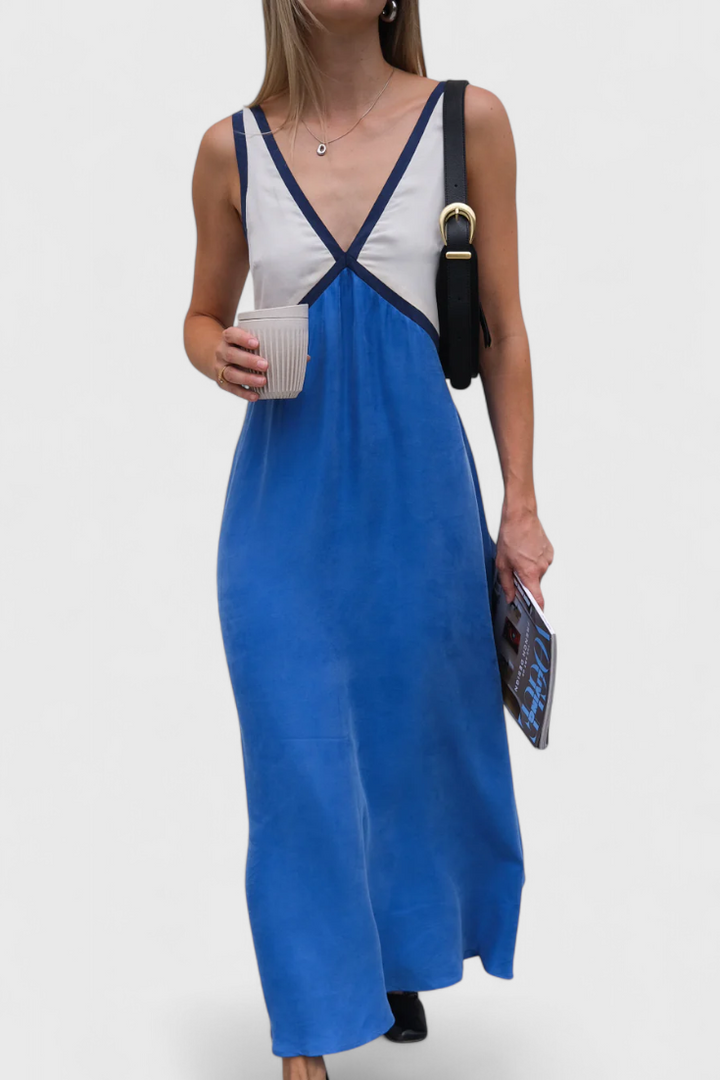 Diamond Vestido Boho de Verano con Escote en V