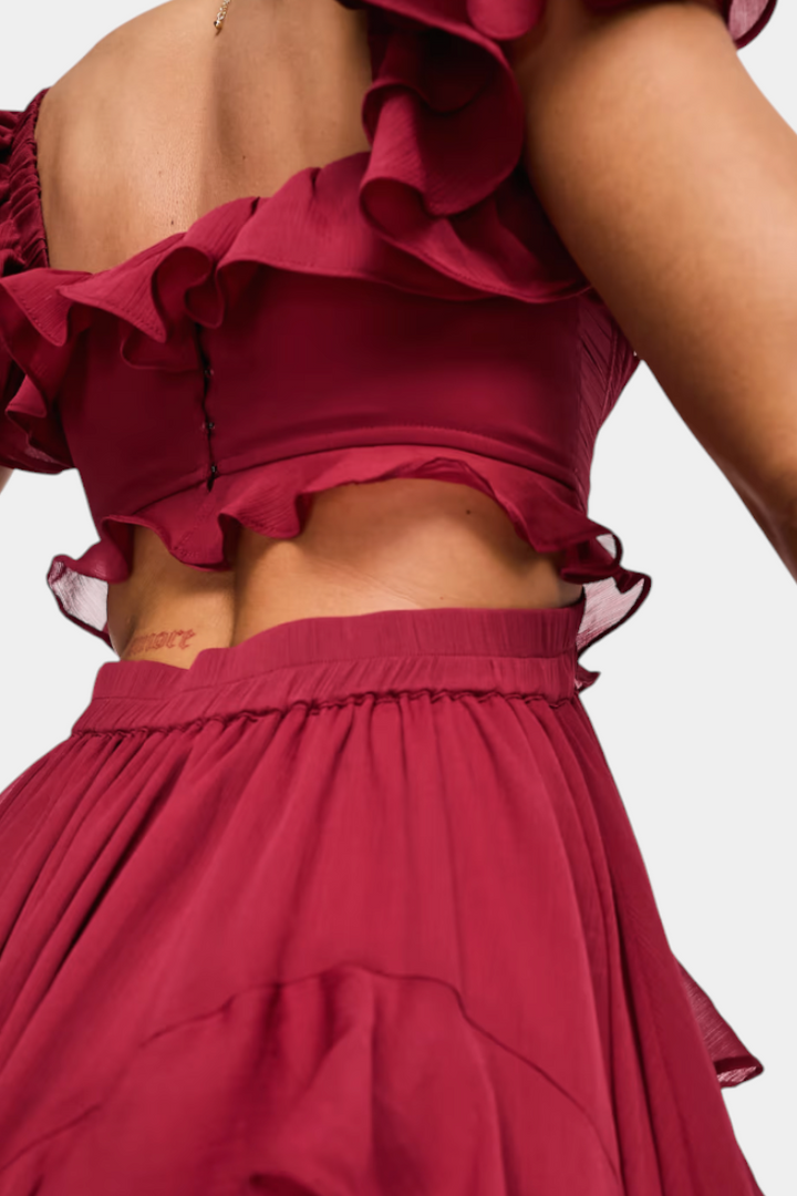 Natalie Vestido Midi Radiante