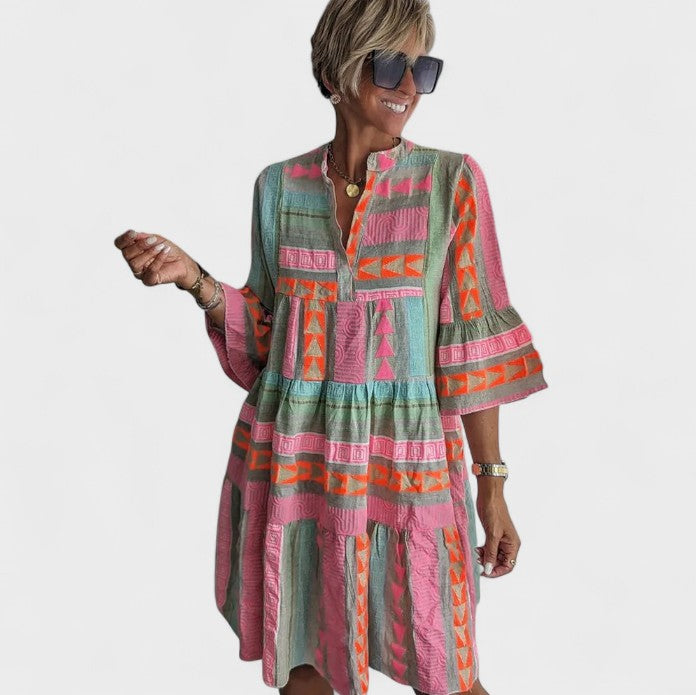 Marta | Vestido boho con volantes