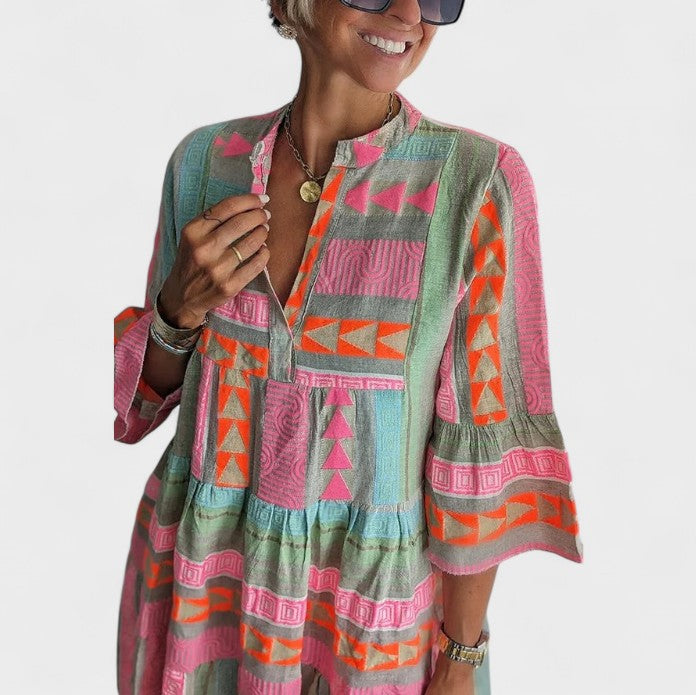 Marta | Vestido boho con volantes