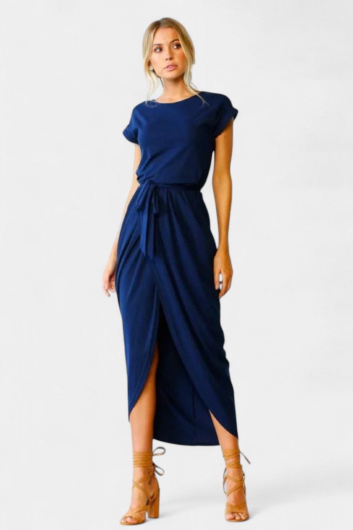 Clarissa Vestido Midi Envolvente