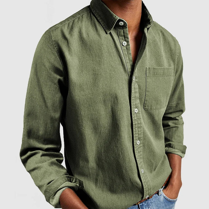 Alvin | Camisa de ocio premium con mangas largas