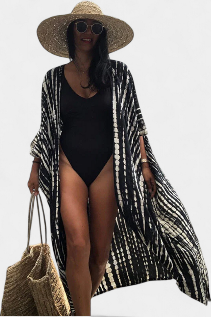 Sonia Vestido de Playa Glamuroso con Protección Solar