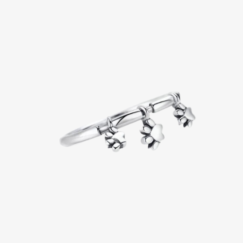 Sterling Silver Paw Ring