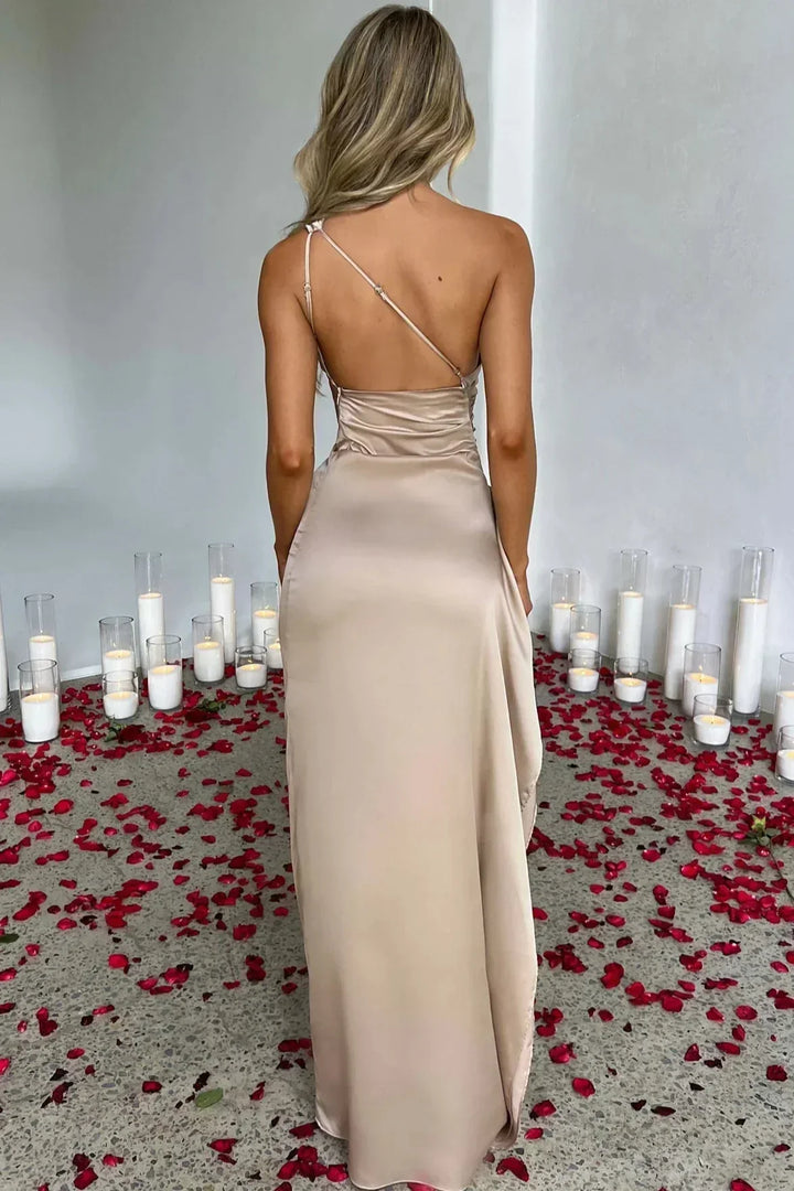 Emberly Vestido Maxi de Un Solo Hombro