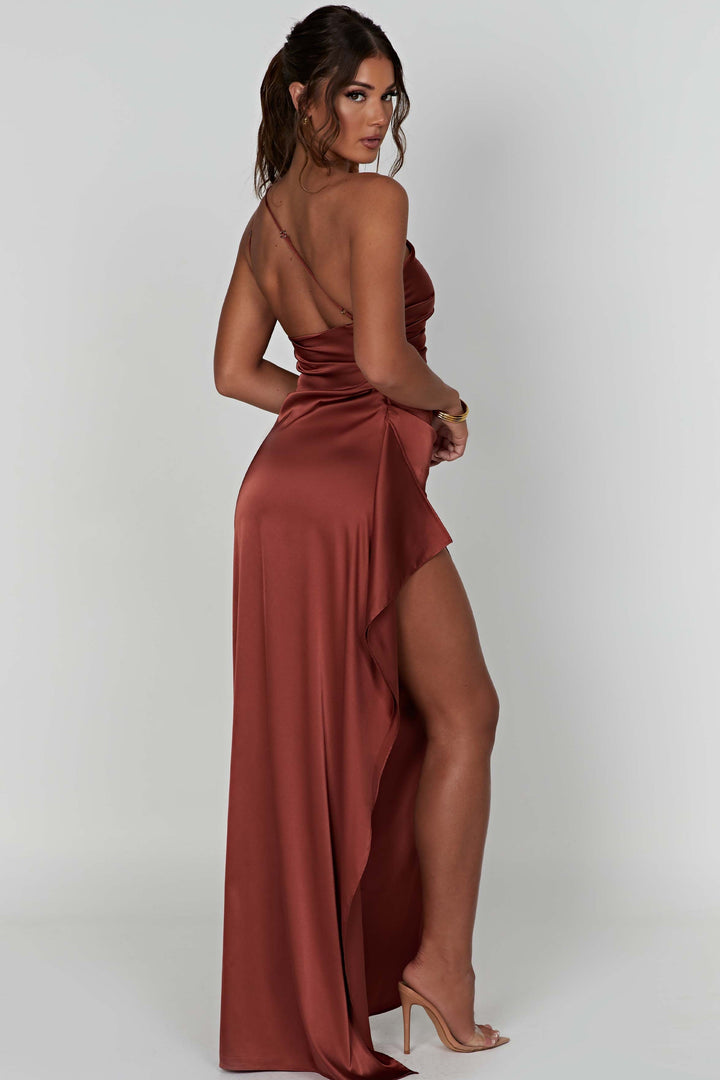 Emberly Vestido Maxi de Un Solo Hombro