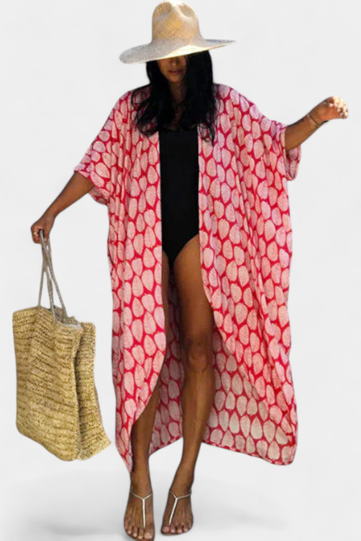 Sonia Vestido de Playa Glamuroso con Protección Solar