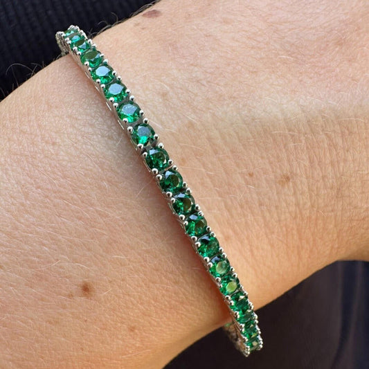 Tennis Bracelet - Green