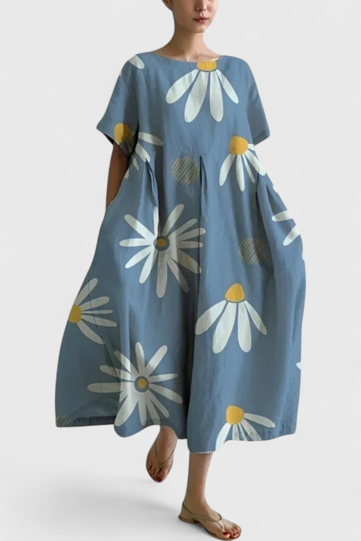 Valeria Vestido Boho Diario Oversized