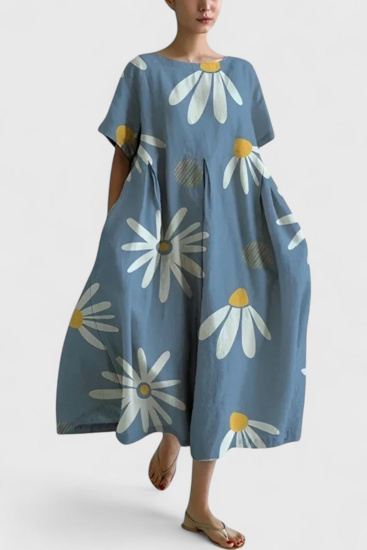 Valeria Vestido Boho Diario Oversized