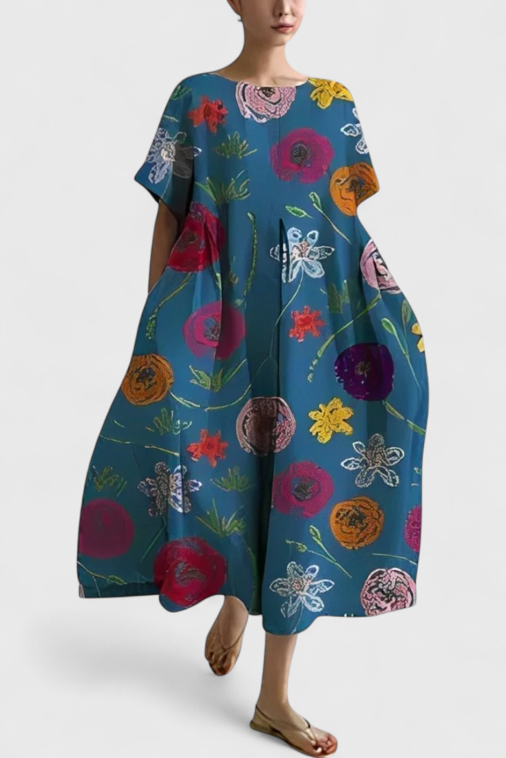Valeria Vestido Boho Diario Oversized