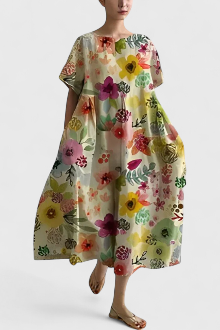 Valeria Vestido Boho Diario Oversized