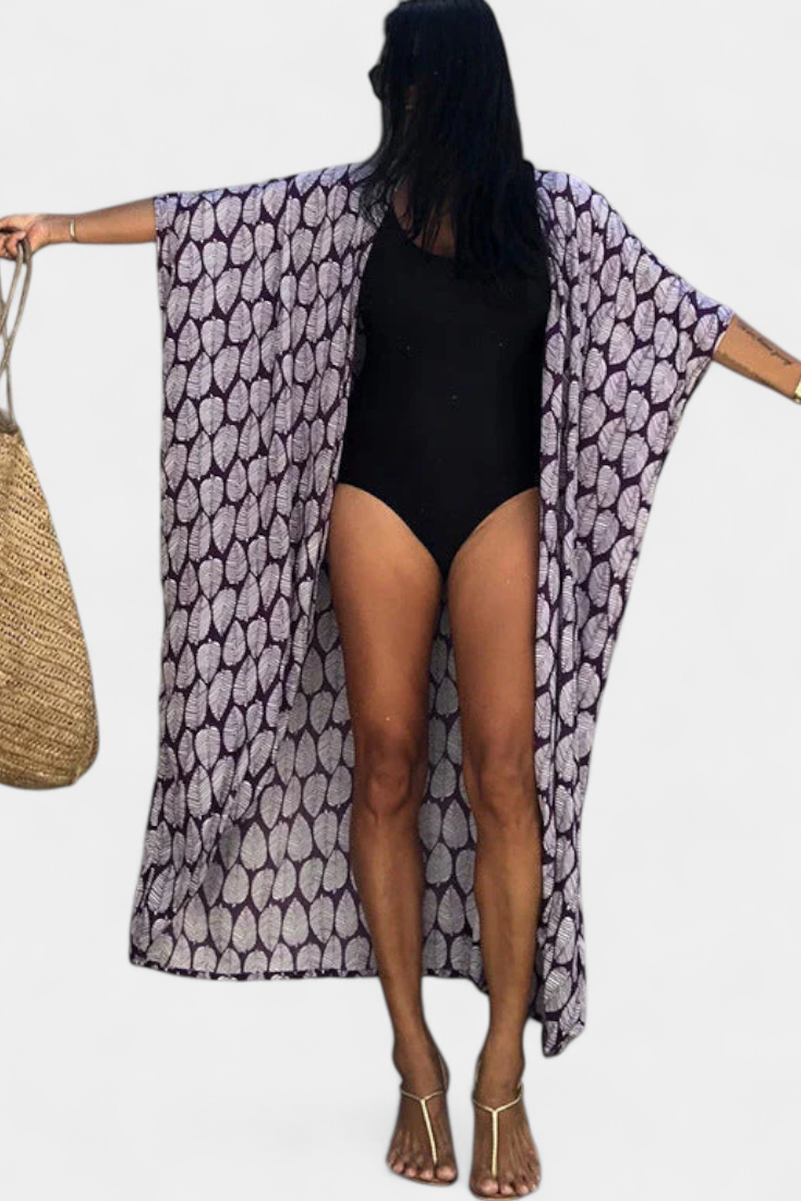 Sonia Vestido de Playa Glamuroso con Protección Solar