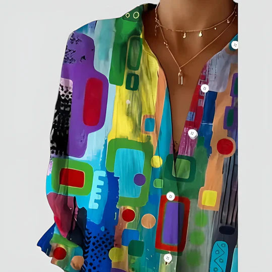Maja | Blusa con diseño colorido