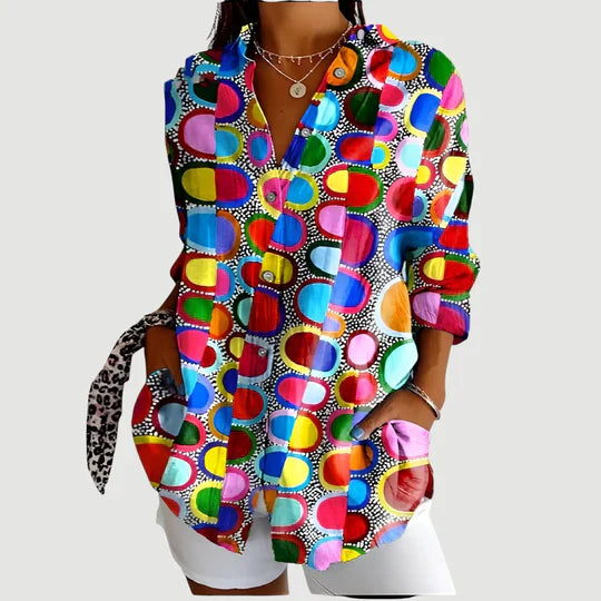 Maja | Blusa con diseño colorido