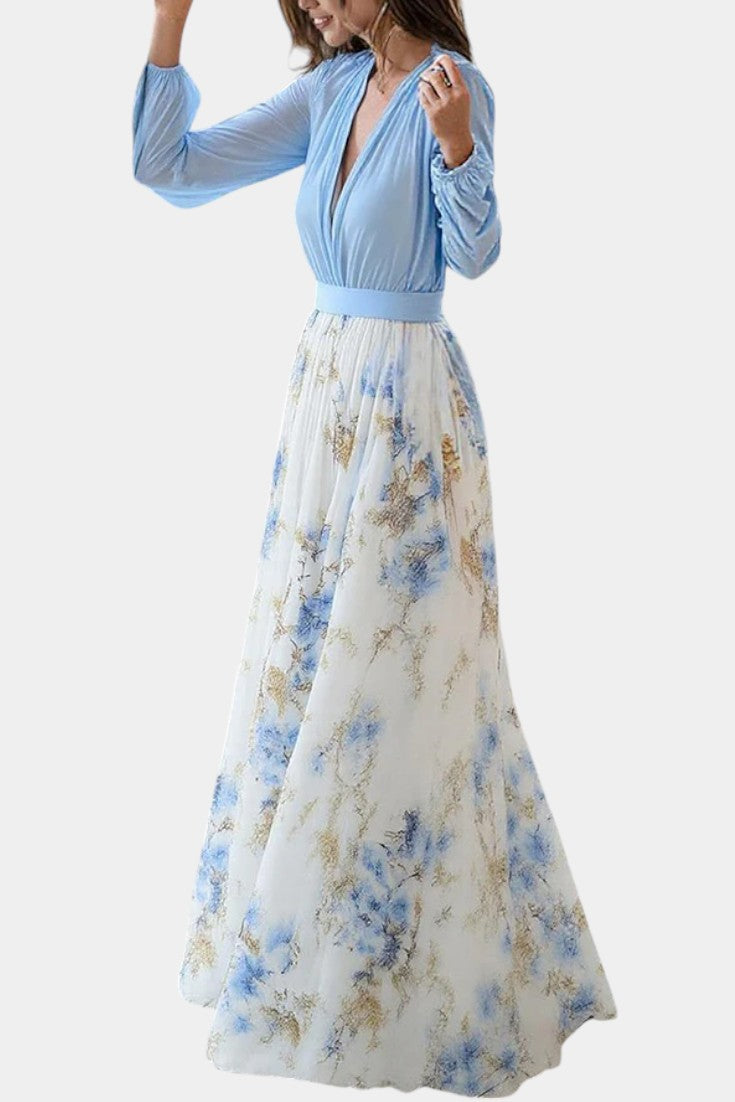 Eliane El vestido maxi de flores impresionantes