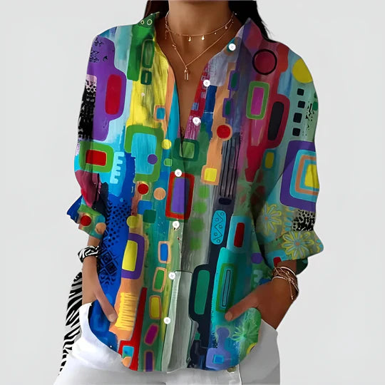Maja | Blusa con diseño colorido