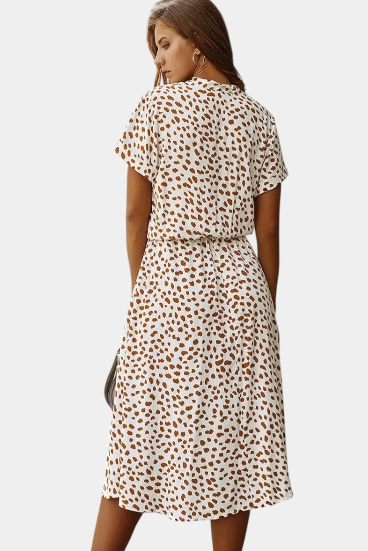 Rovena Vestido Midi de Lunares