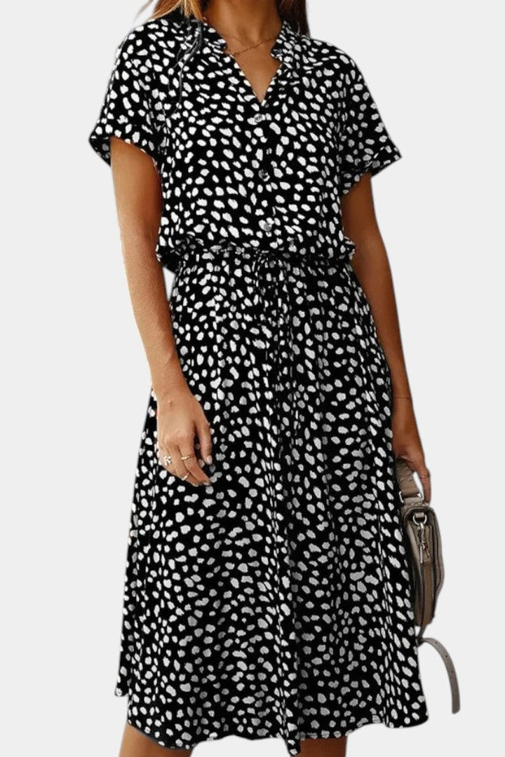 Rovena Vestido Midi de Lunares