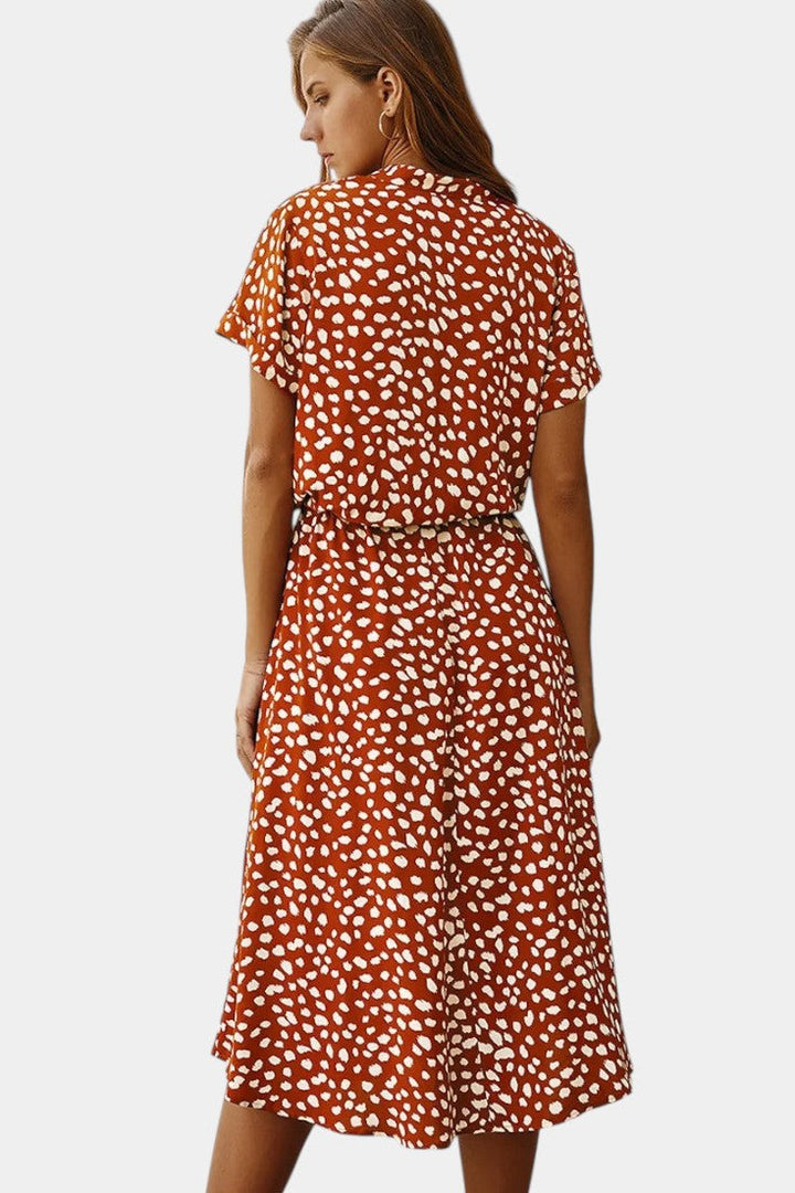 Rovena Vestido Midi de Lunares