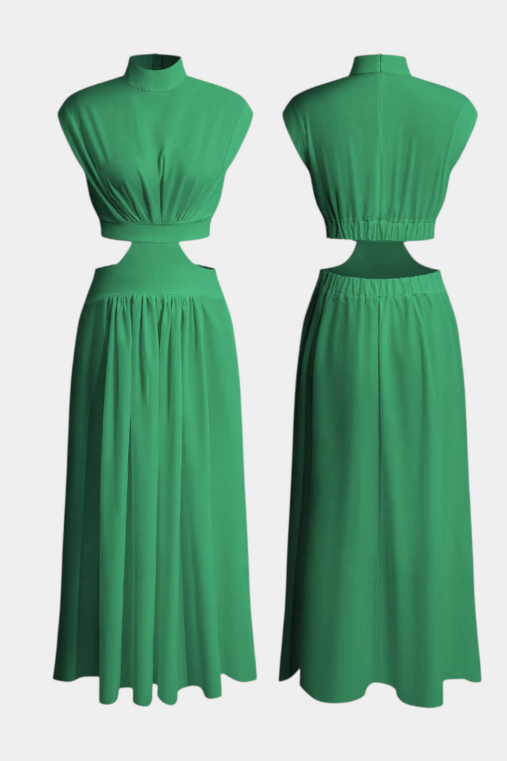 Jocelyn Conjunto de Vestido con Abertura Lateral