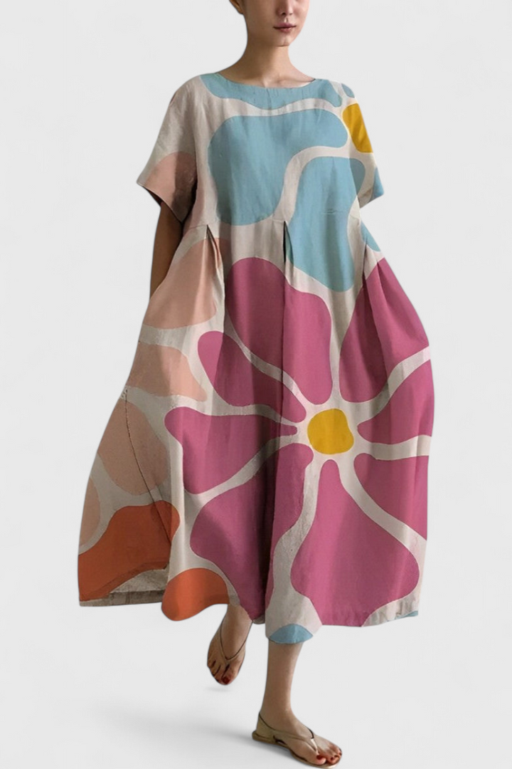 Valeria Vestido Boho Diario Oversized