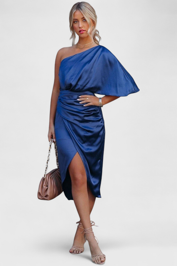 Anais Vestido de Satén Elegante y Versátil