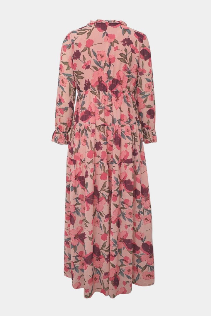Keti Vestido Maxi Floral de Manga Larga
