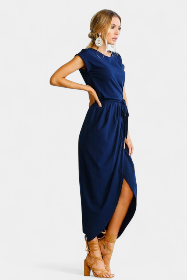 Clarissa Vestido Midi Envolvente