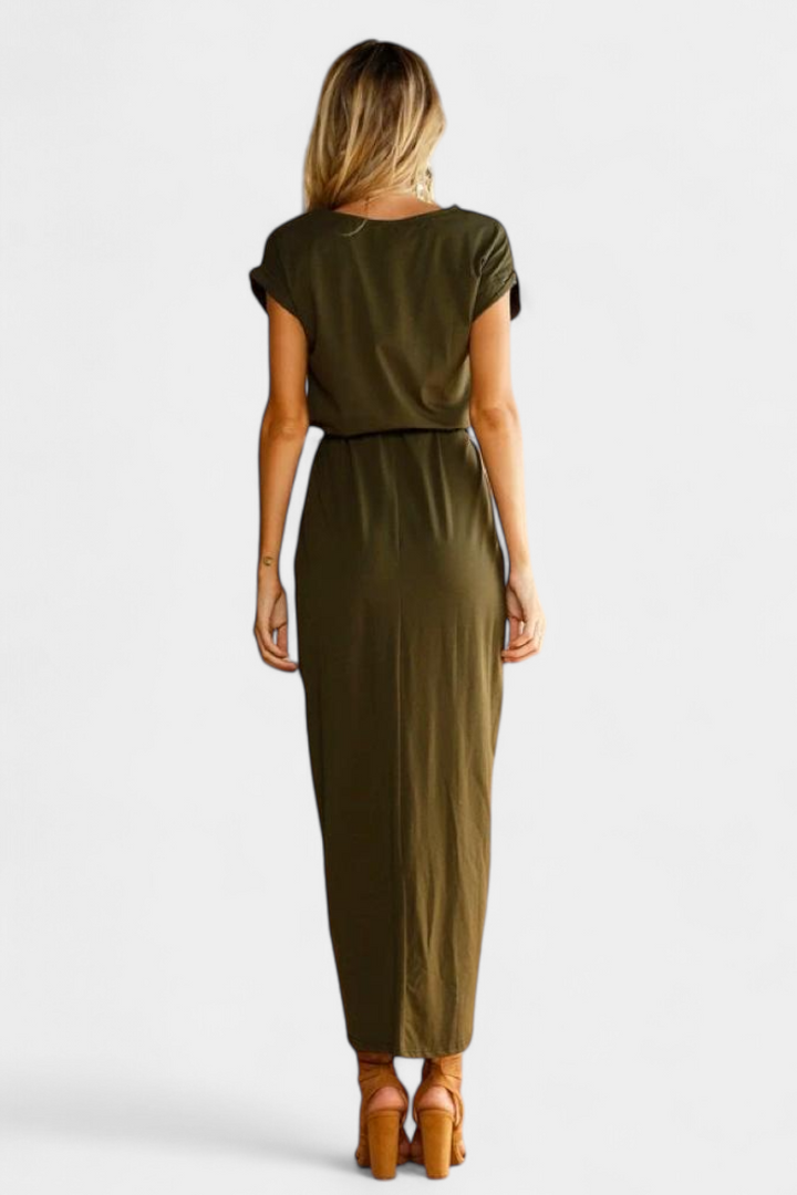 Clarissa Vestido Midi Envolvente