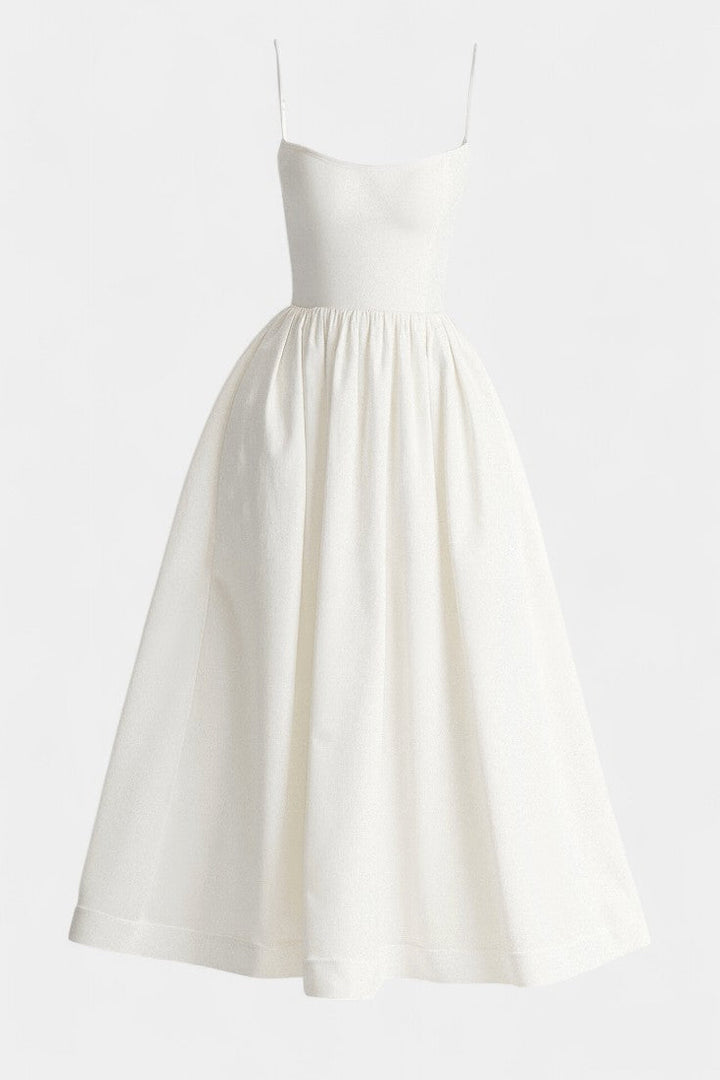 Marvelle Vestido Midi Flowy Sin Mangas