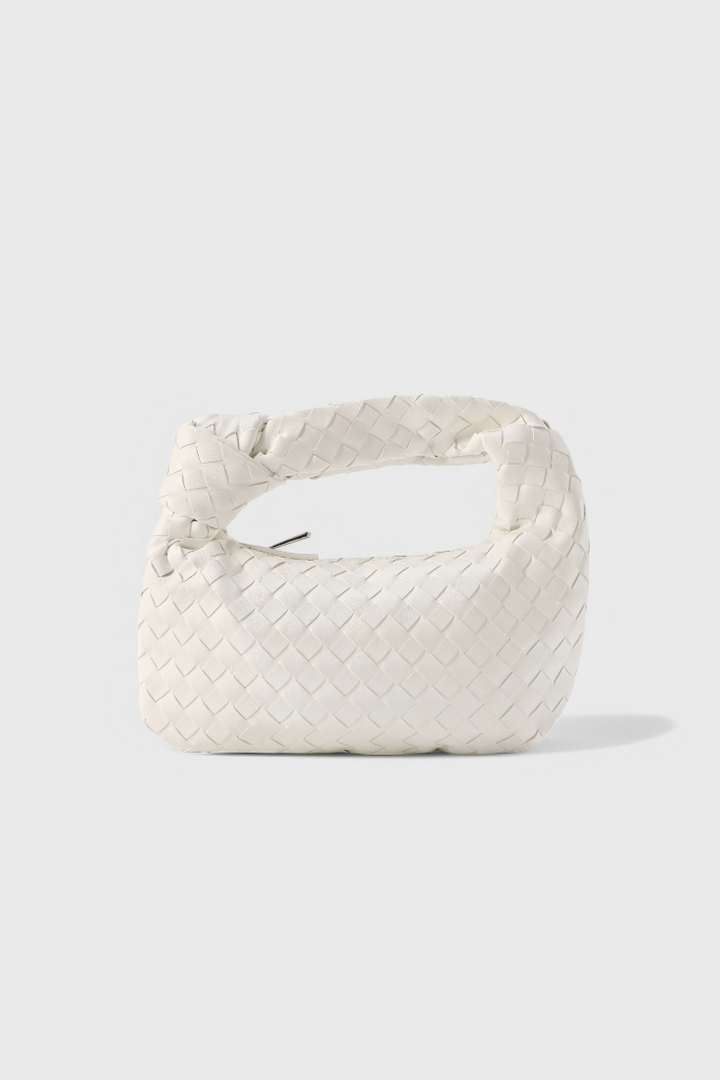 Sage Bolso Satchel Mini Woven