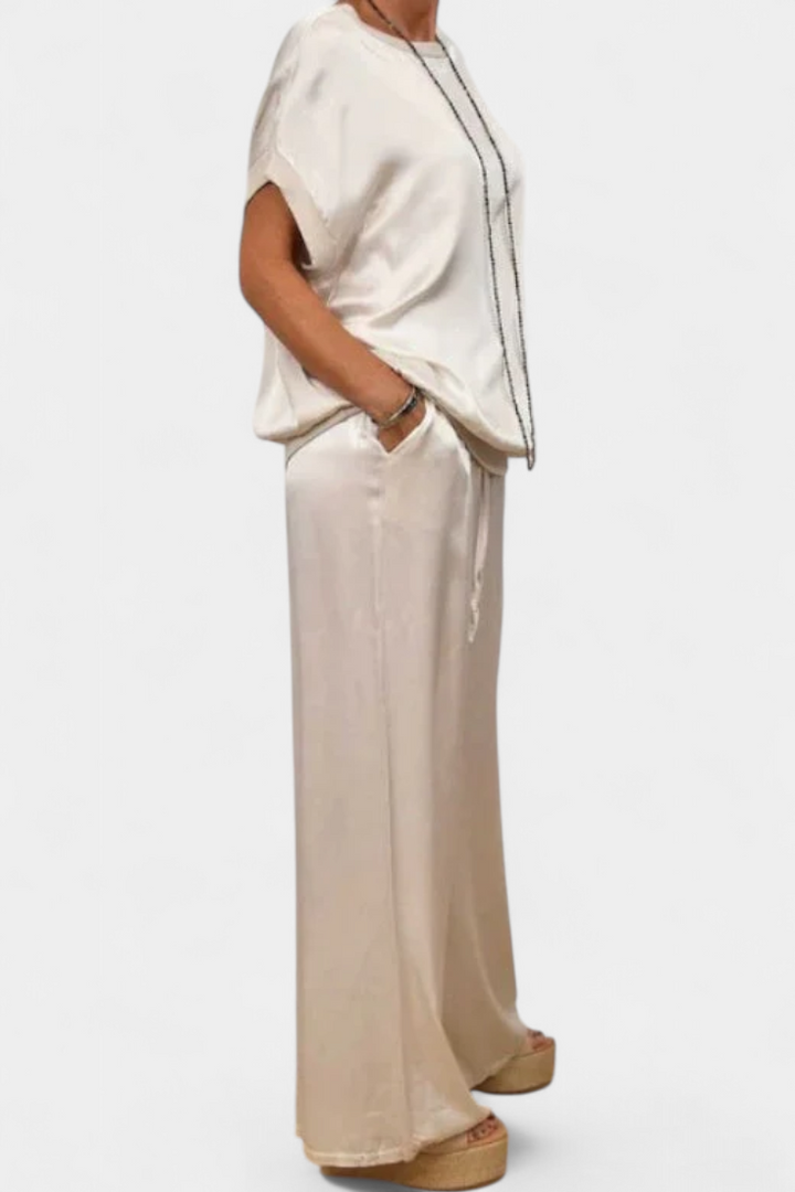 Blasa Conjunto de Primavera de Dos Piezas con Estilo Sofisticado