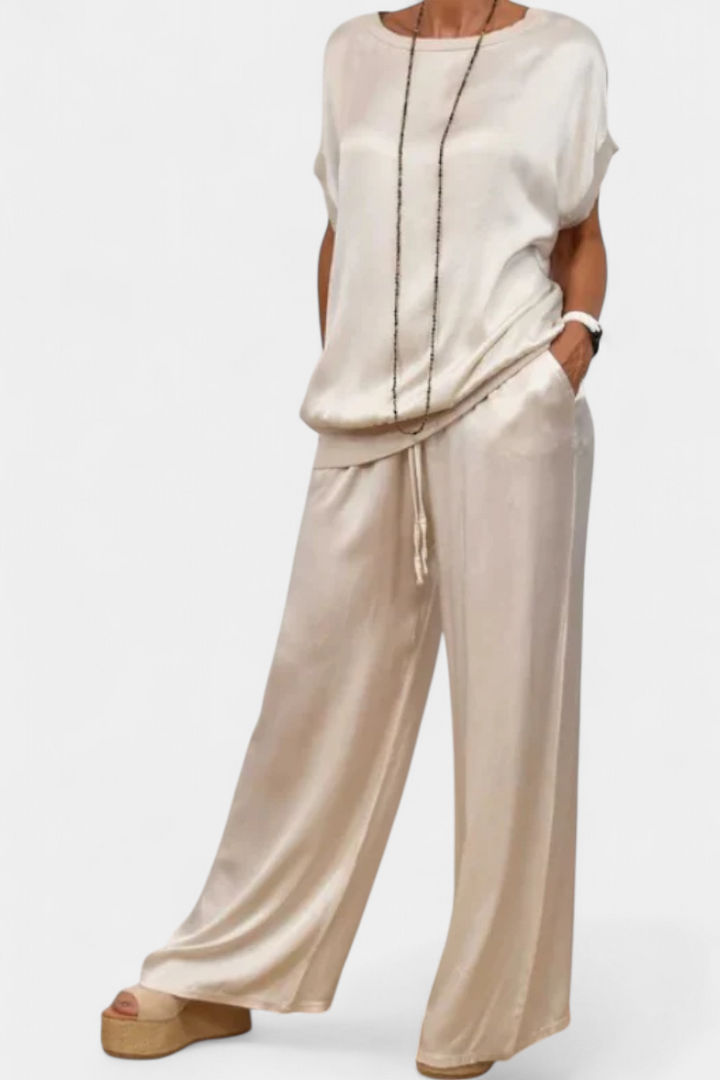 Blasa Conjunto de Primavera de Dos Piezas con Estilo Sofisticado