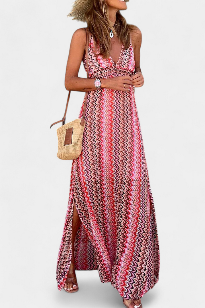 Jeni Vestido Halter Boho Tribal
