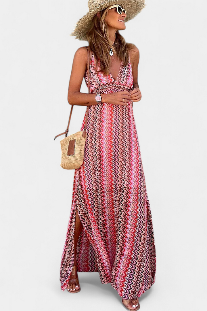 Jeni Vestido Halter Boho Tribal