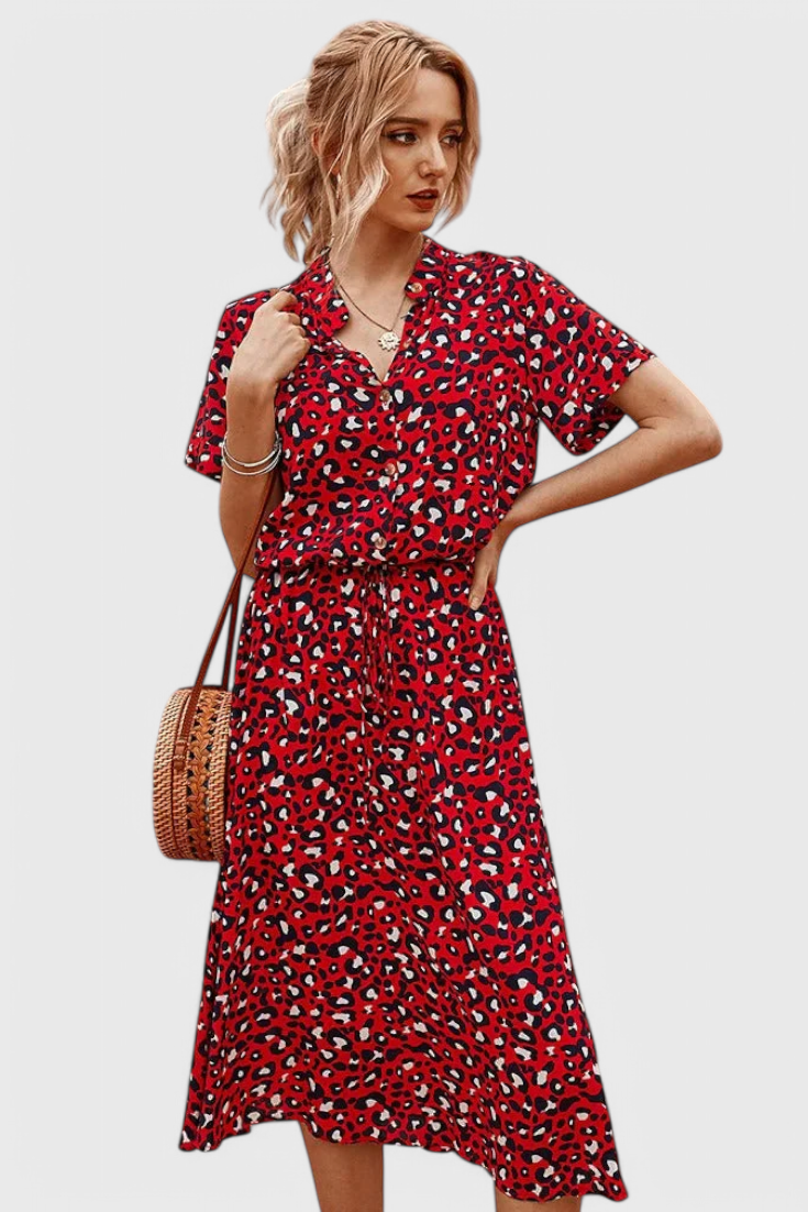 Aura Vestido Midi Flowy