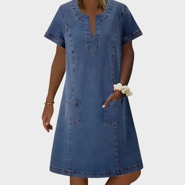 PILAR | VESTIDO INFORMAL ESTILO VAQUERO