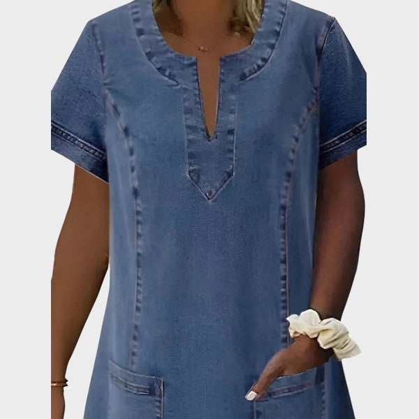 PILAR | VESTIDO INFORMAL ESTILO VAQUERO
